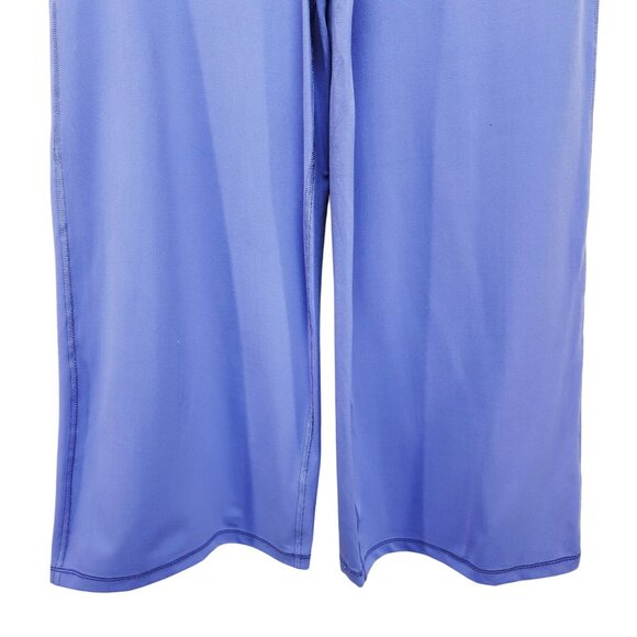 Athleta Womens Elation Wide Crop Pants Size S Purple High Waist - Picture 5 of 11